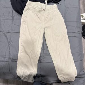 Lululemon Athletica Cream Track Pants